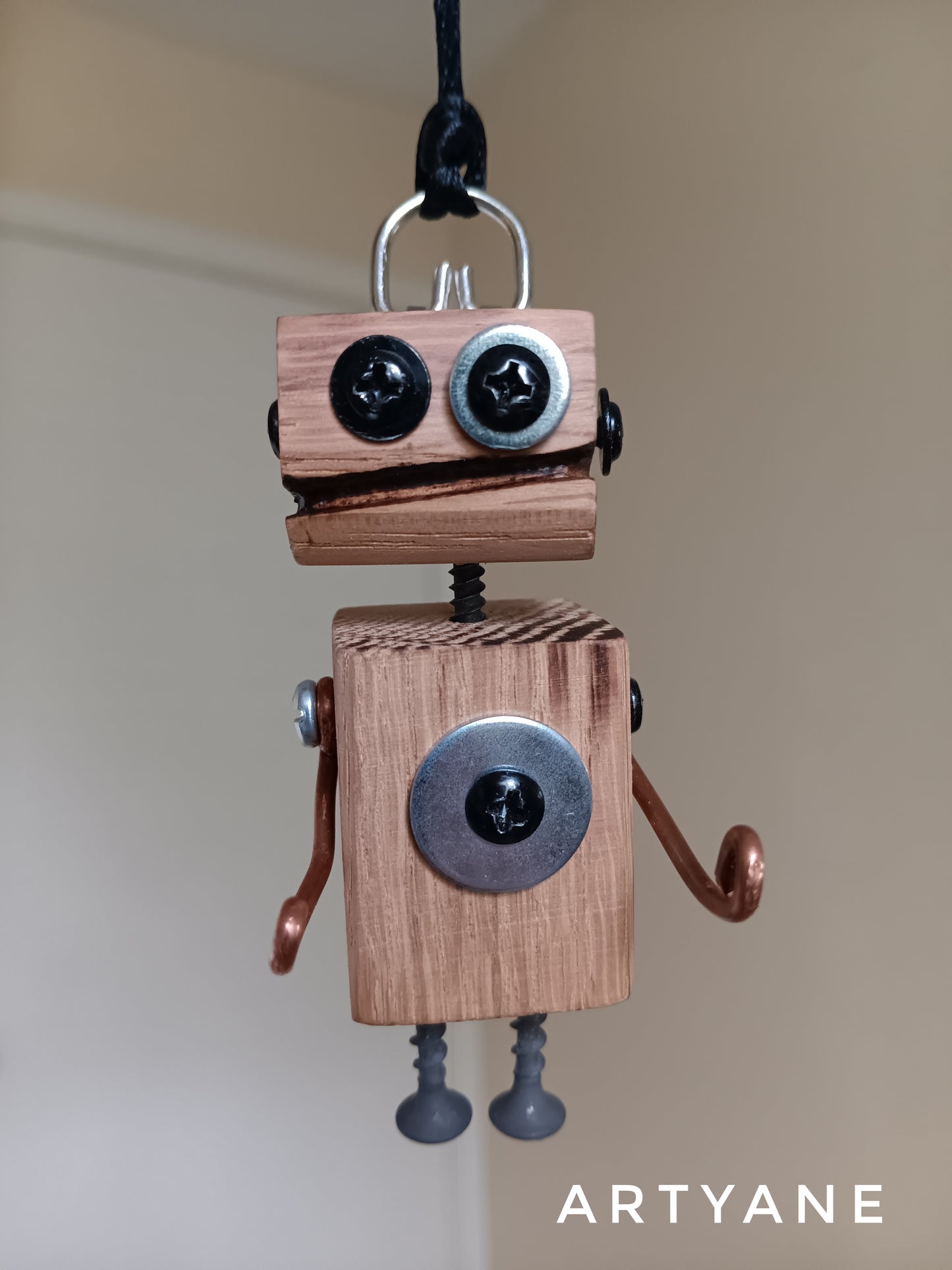 Handmade Wooden Robot