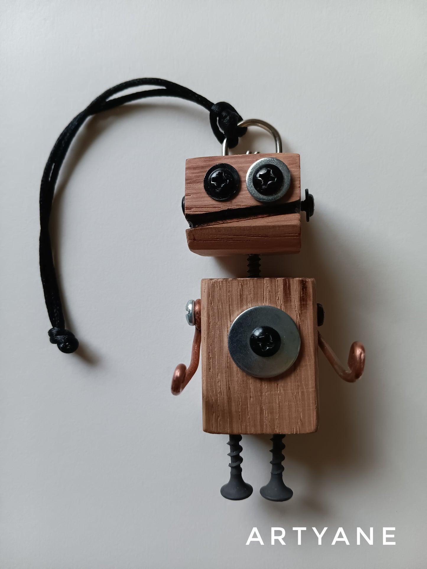 Handmade Wooden Robot