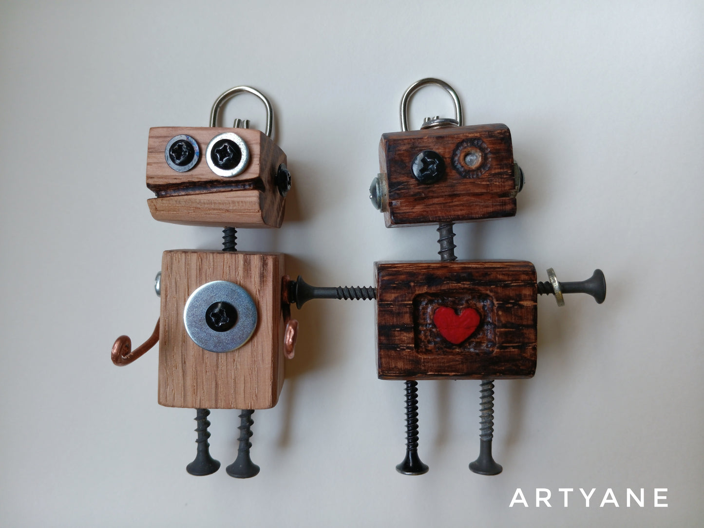 Handmade Wooden Robot