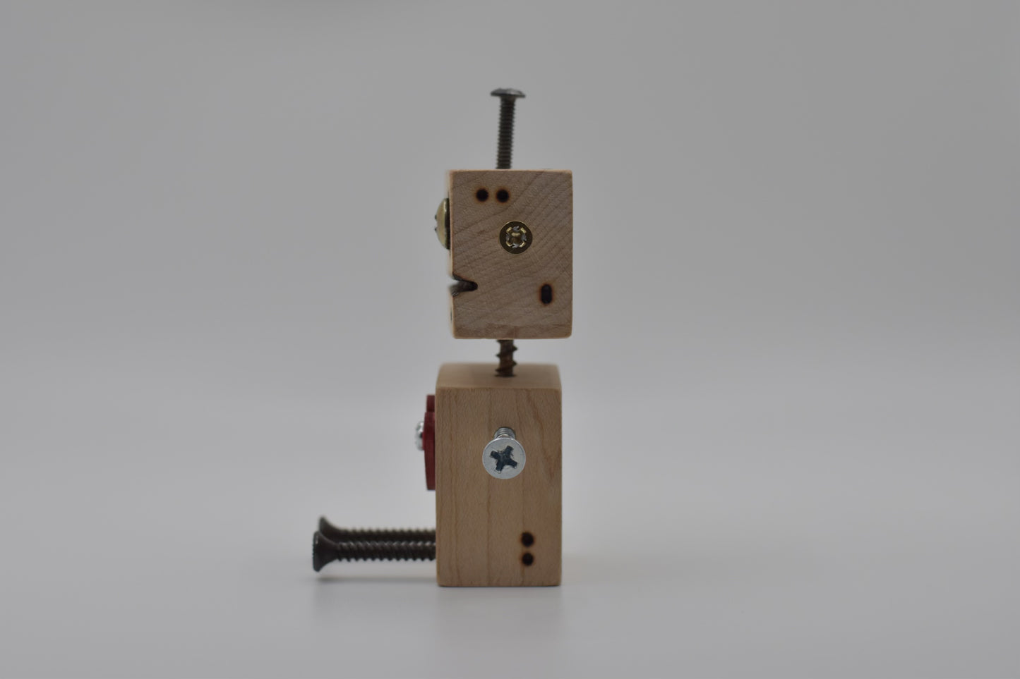 Handmade Wooden Robot