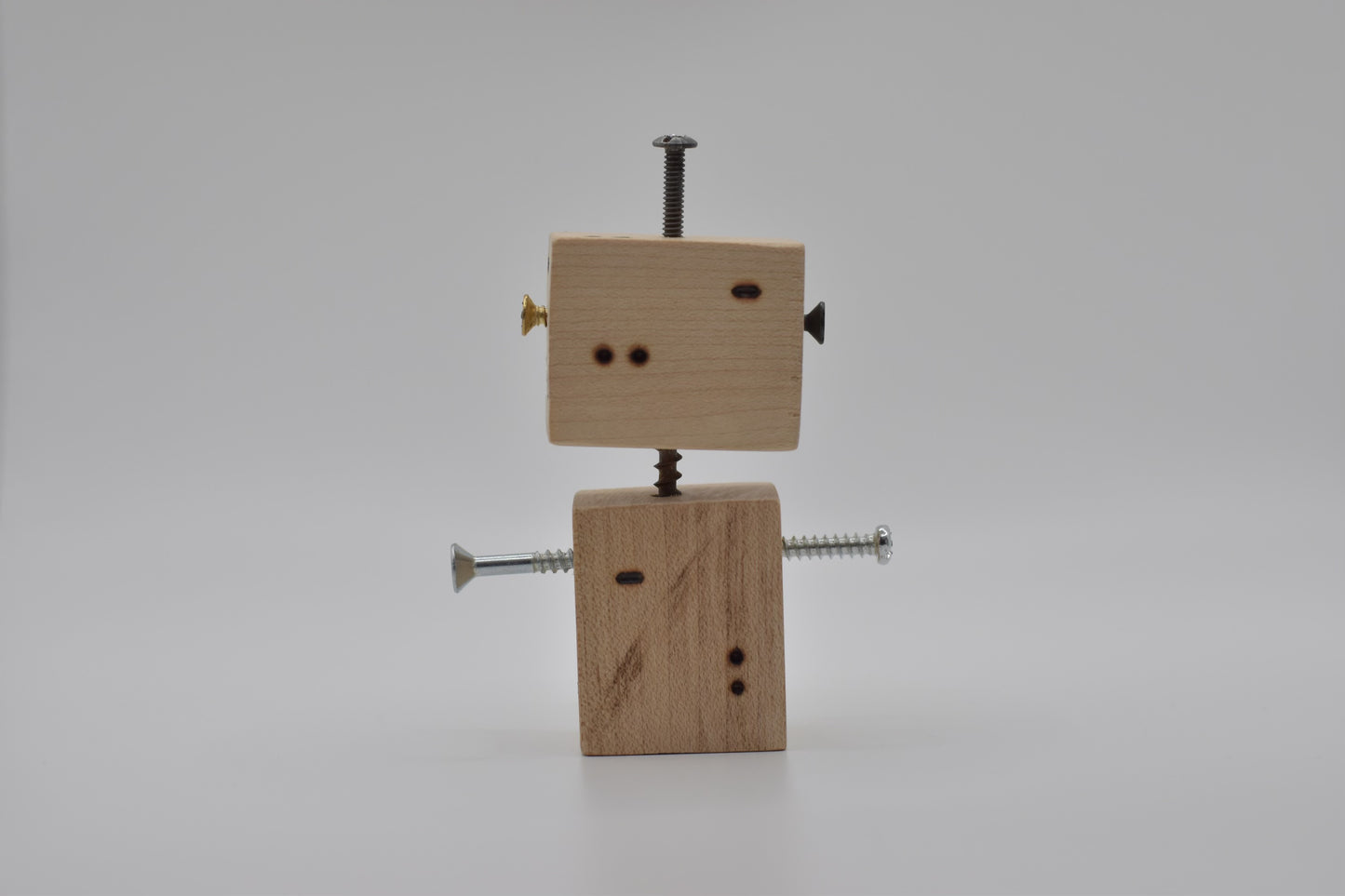 Handmade Wooden Robot