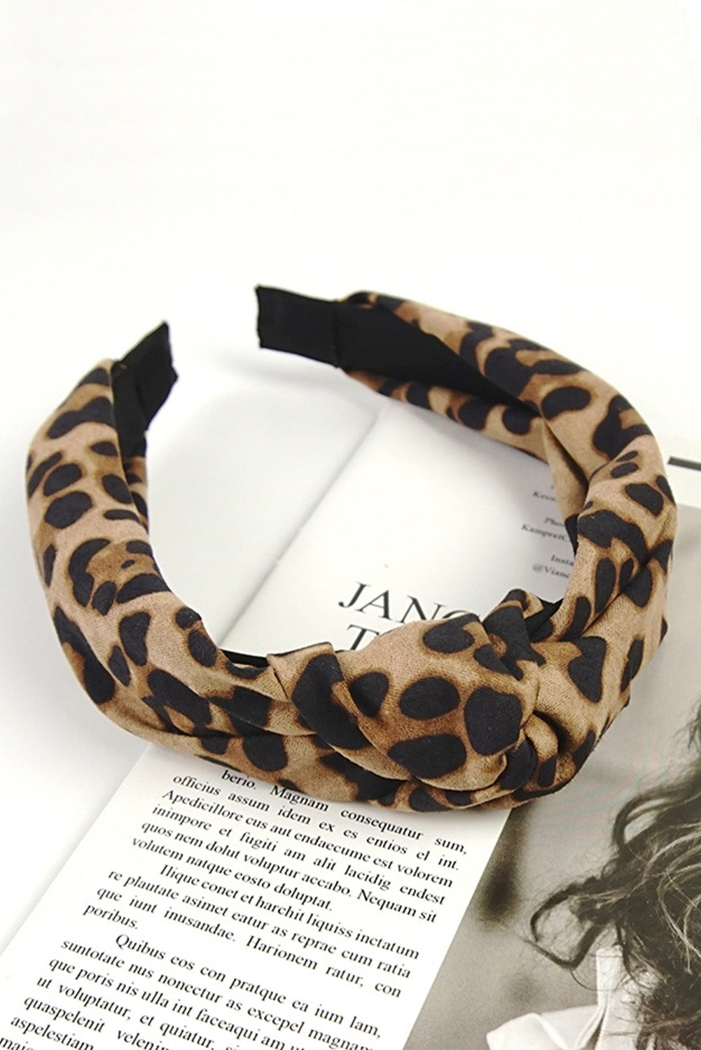 Leopard Knotted Headband