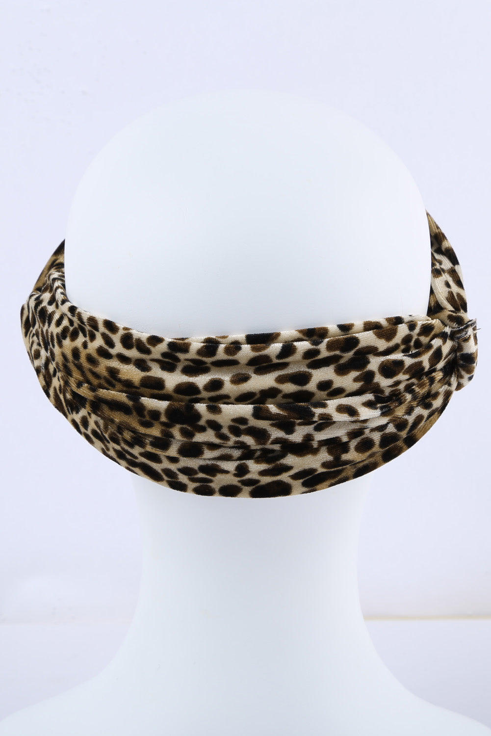 Boho Velvet Leopard Headband