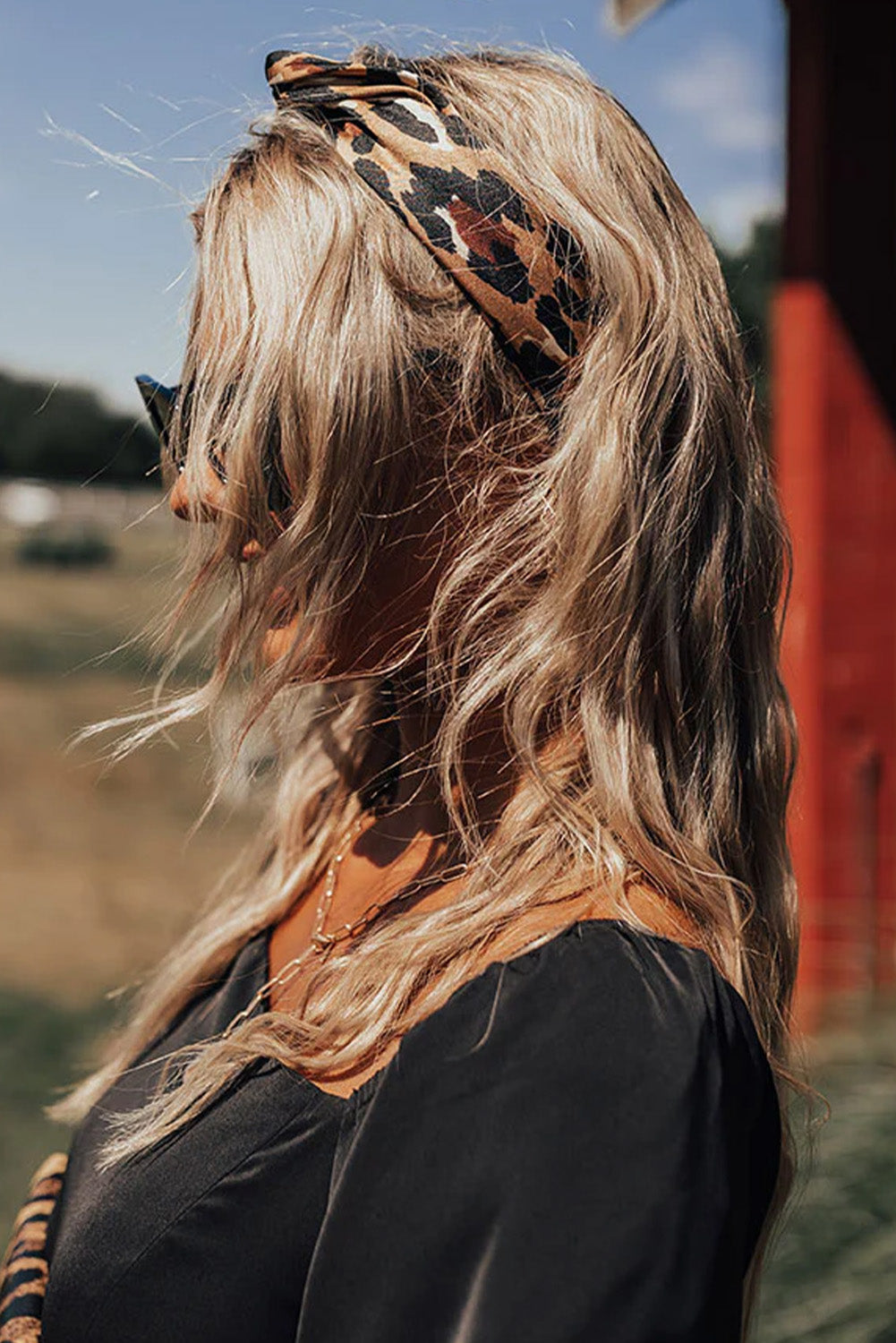 Leopard Knotted Headband