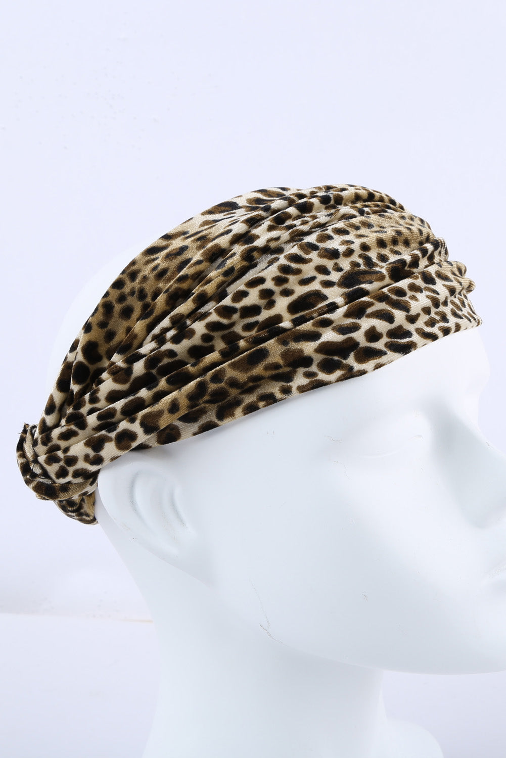 Boho Velvet Leopard Headband