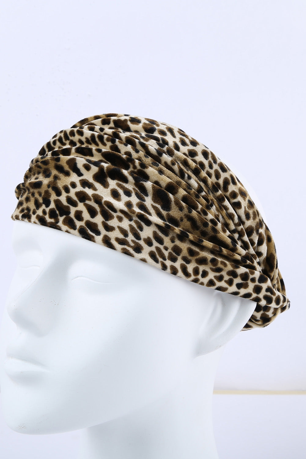 Boho Velvet Leopard Headband